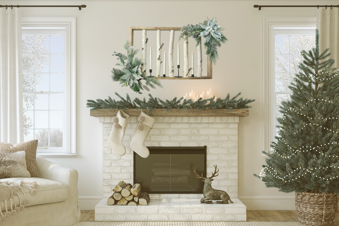 Decorative Birch Frame